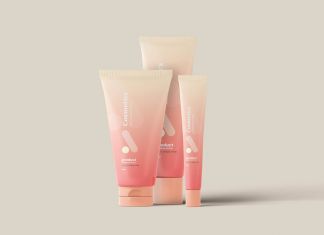 Free-Cosmetics-Cream-Tube-Mockup-PSD