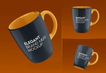 Free Branded Promotional Mug Mockup PSD Set