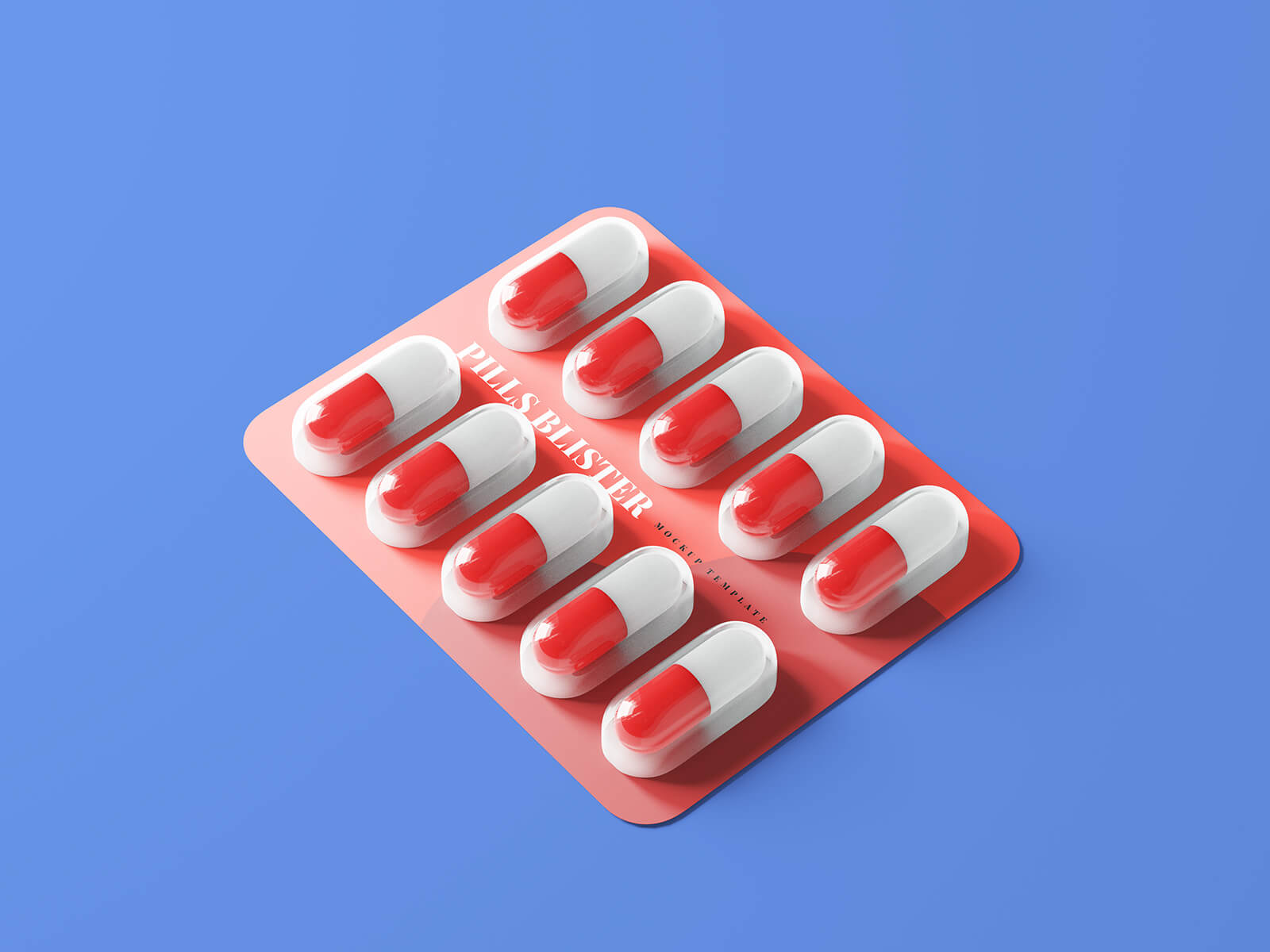 10 Free Pill Blister Packaging Mockup PSD Files
