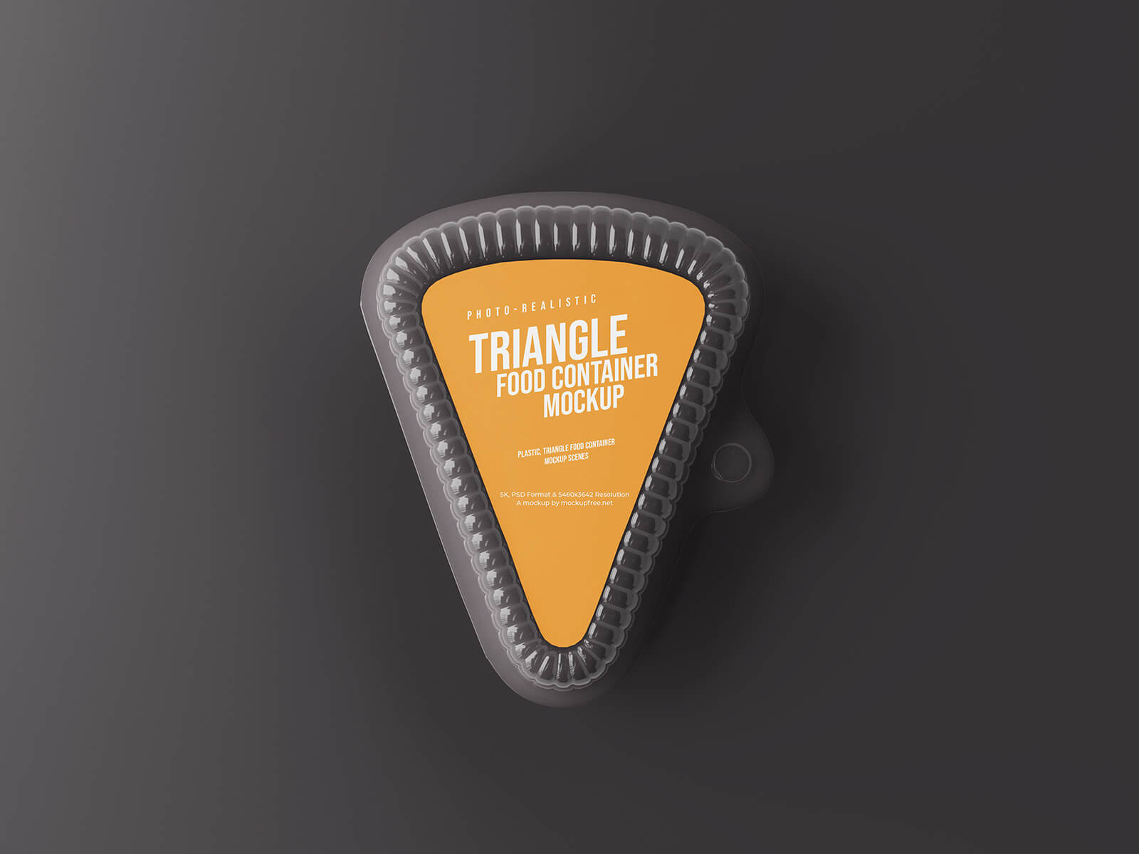 5 Free Triangle Food Container Mockup PSD Files