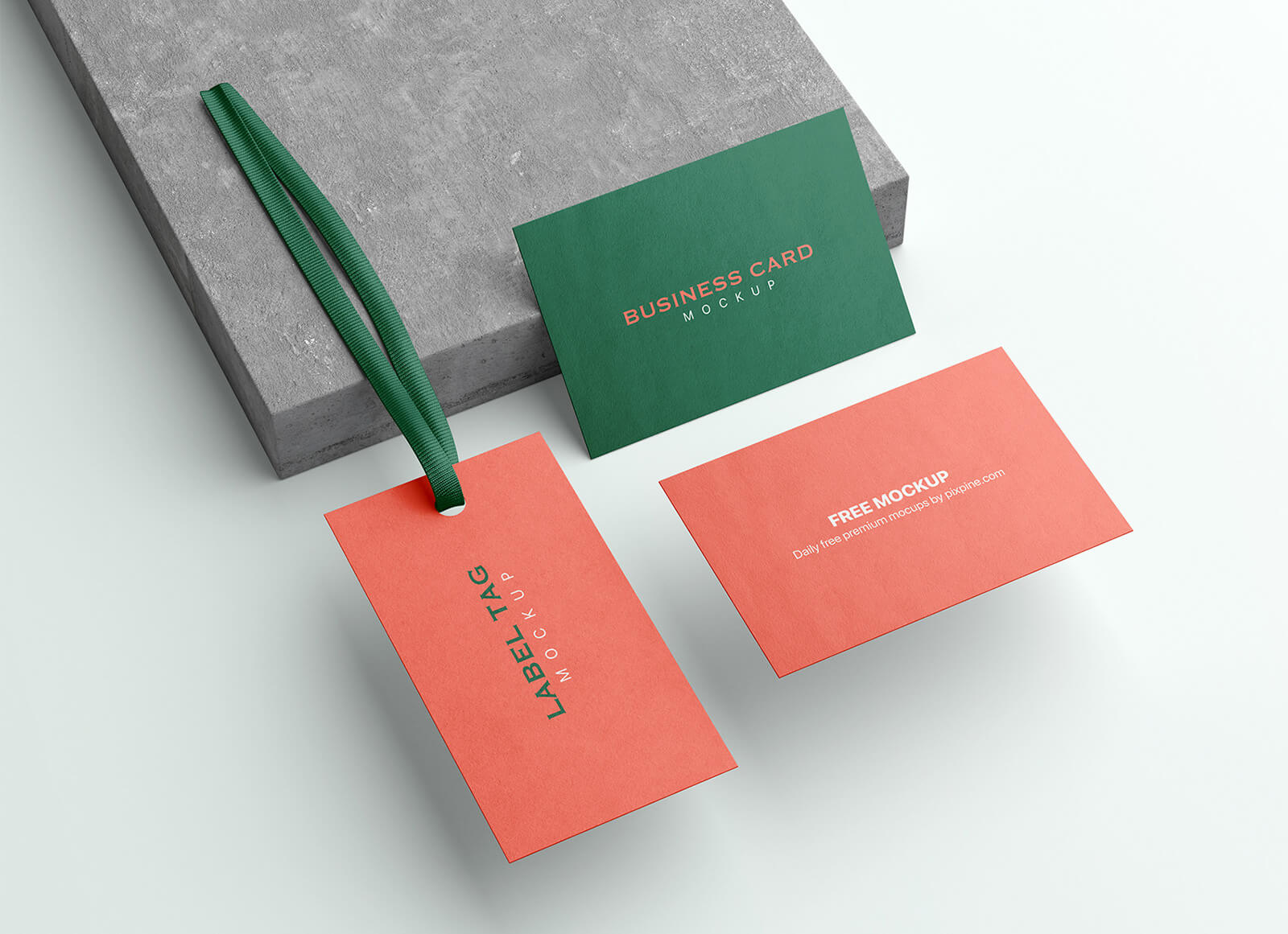 Free-Label-Tag-with-Business-Card-Mockup-PSD
