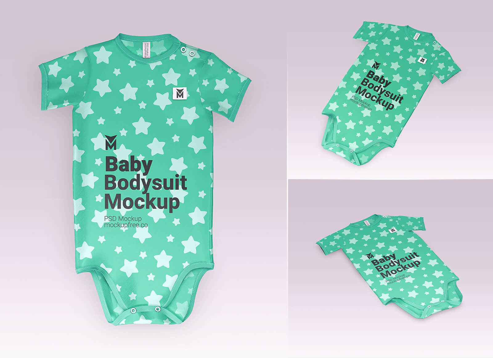 Free New Baby Onesie Romper Mockup Set - Good Mockups