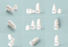 10 Free White Plastic Eye Dropper Bottle Mockup PSD Files