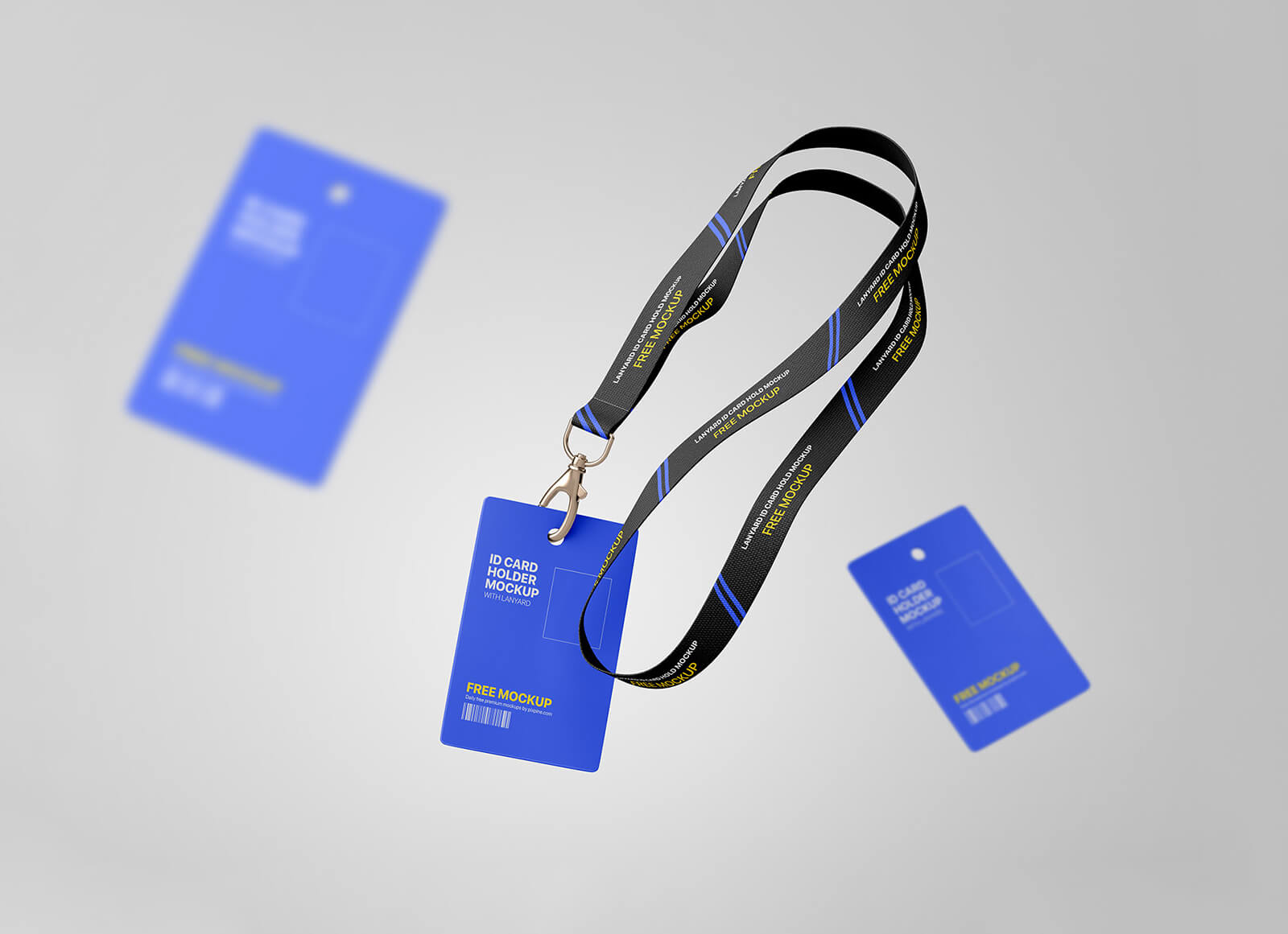 Premium Id Card Holder & Lanyard Set - Perfect For Employees