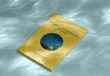 Free Underwater Hardcover Book Mockup PSD