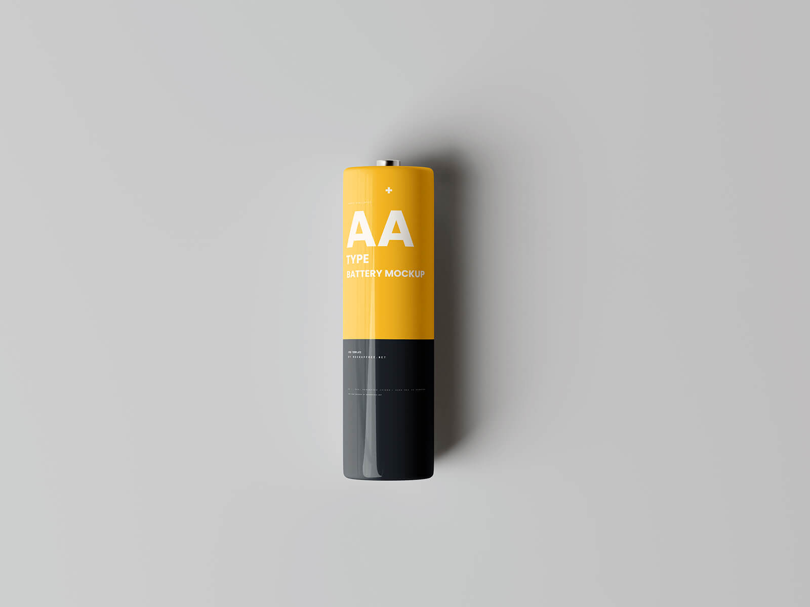 Free AA Battery Mockup PSD