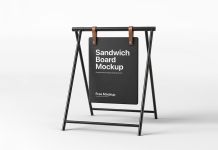 Free-A-Frame-Sandwich-Board-Sign-Mockup-PSD
