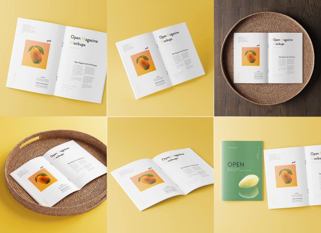 120+ High Quality Free Brochure Mockups - Good Mockups