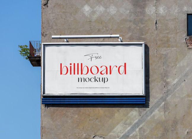 110+ High Quality Free Outdoor Billboard Mockups - Good Mockups