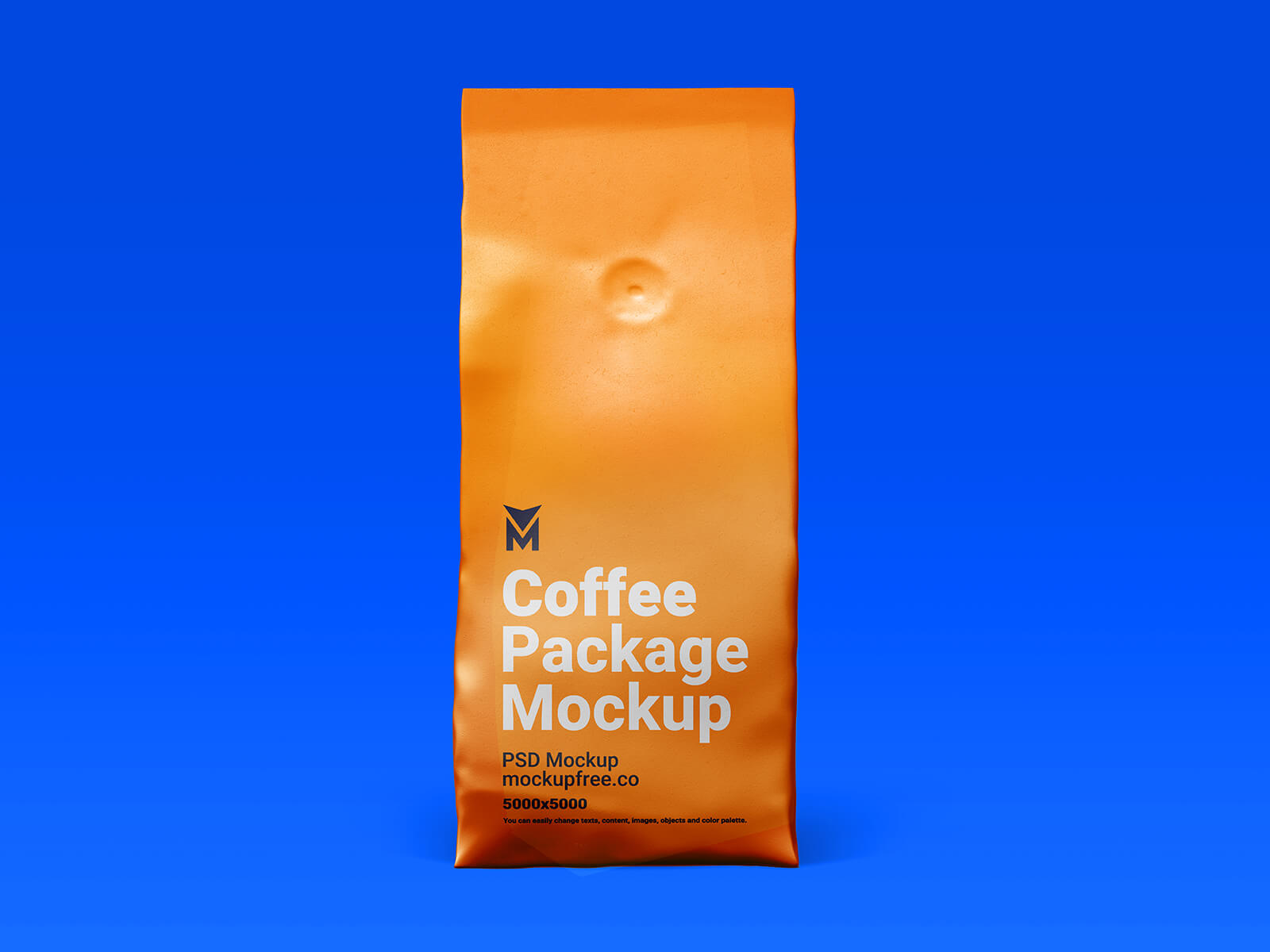 Free Stand-up Pouch Coffee Bag Packaging Mockup PSD Set