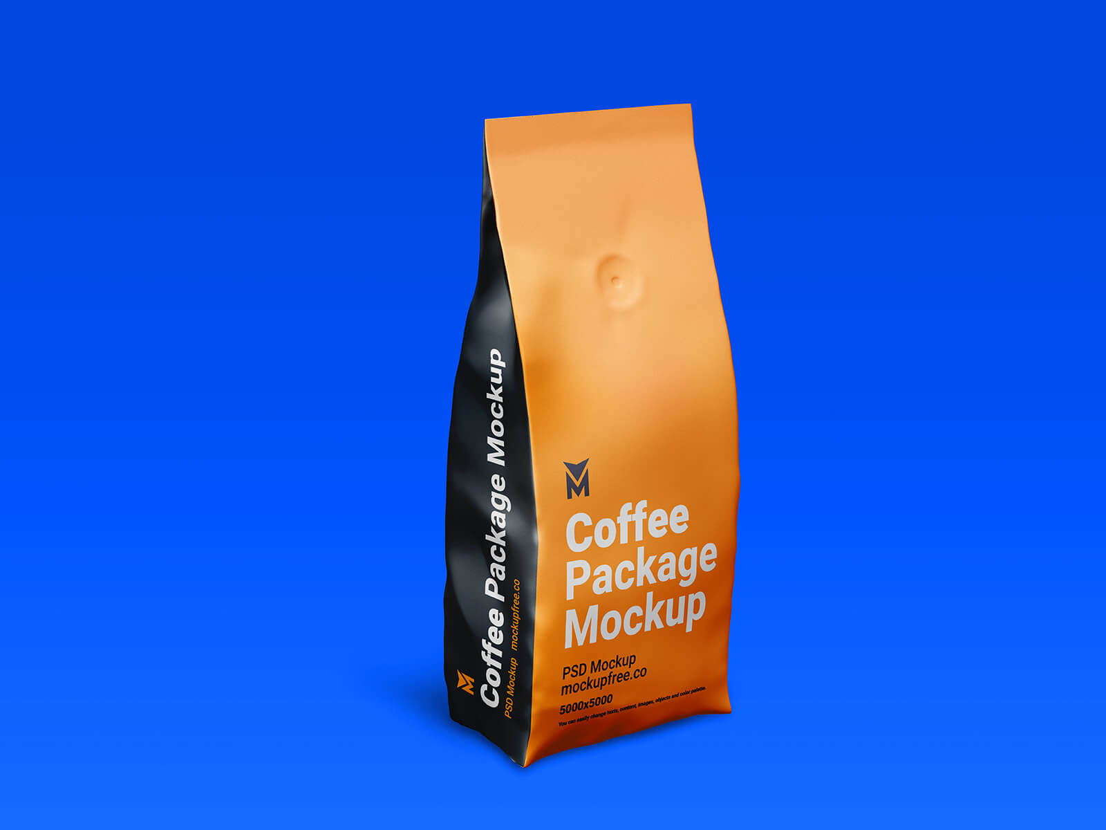 Free Stand-up Pouch Coffee Bag Packaging Mockup PSD Set
