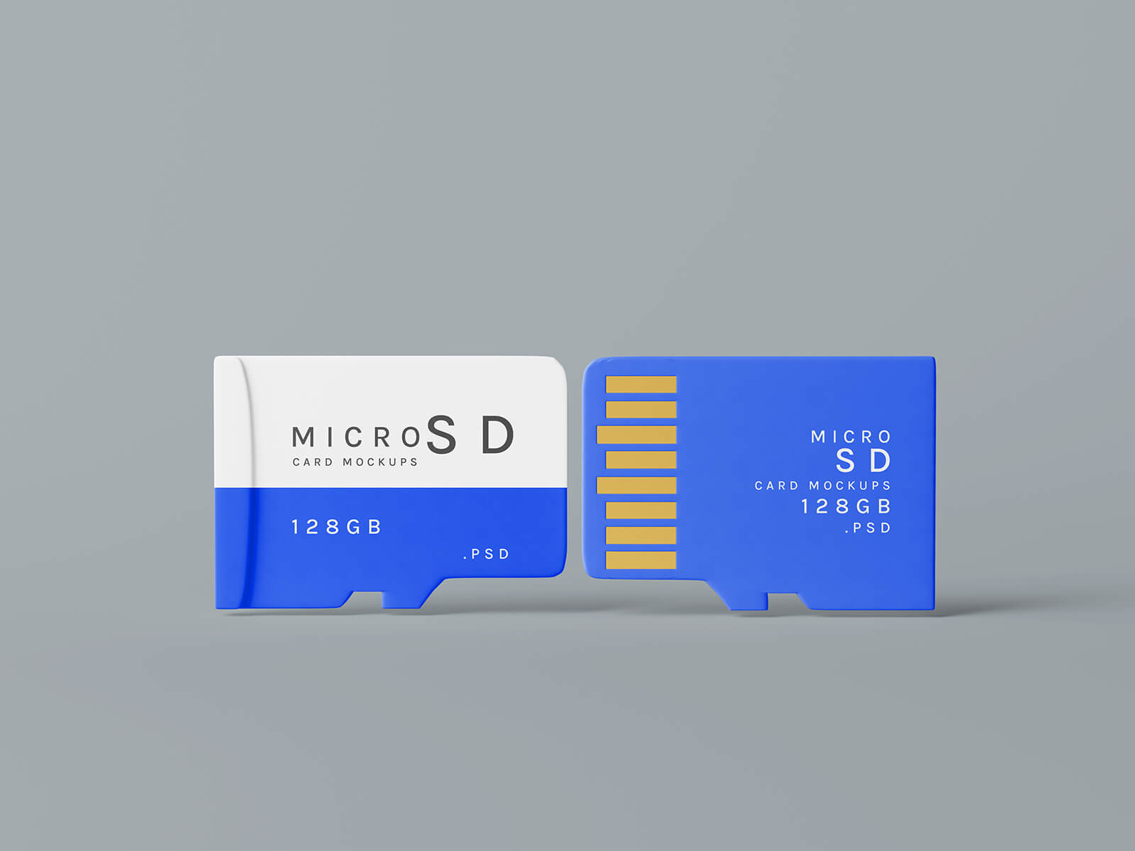 Free Micro SD Card Mockup PSD