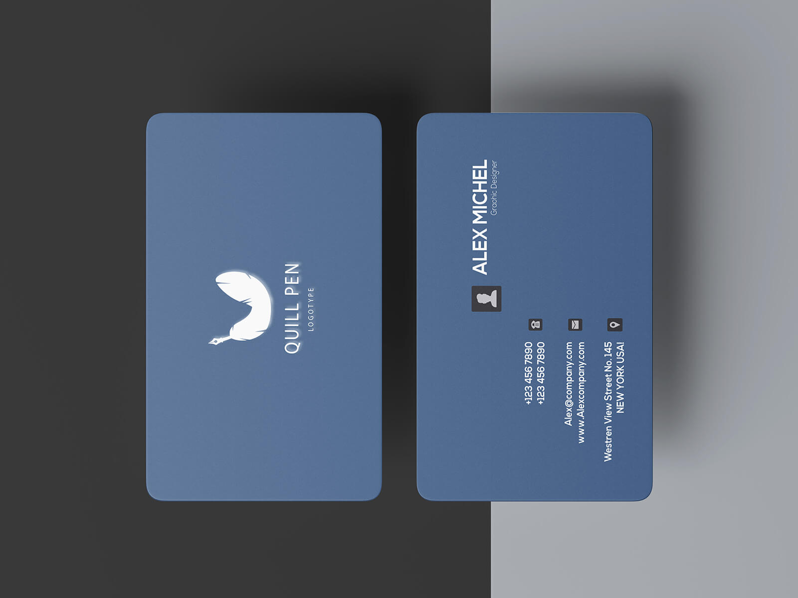 Free Ultimate Business Card Mockup PSD