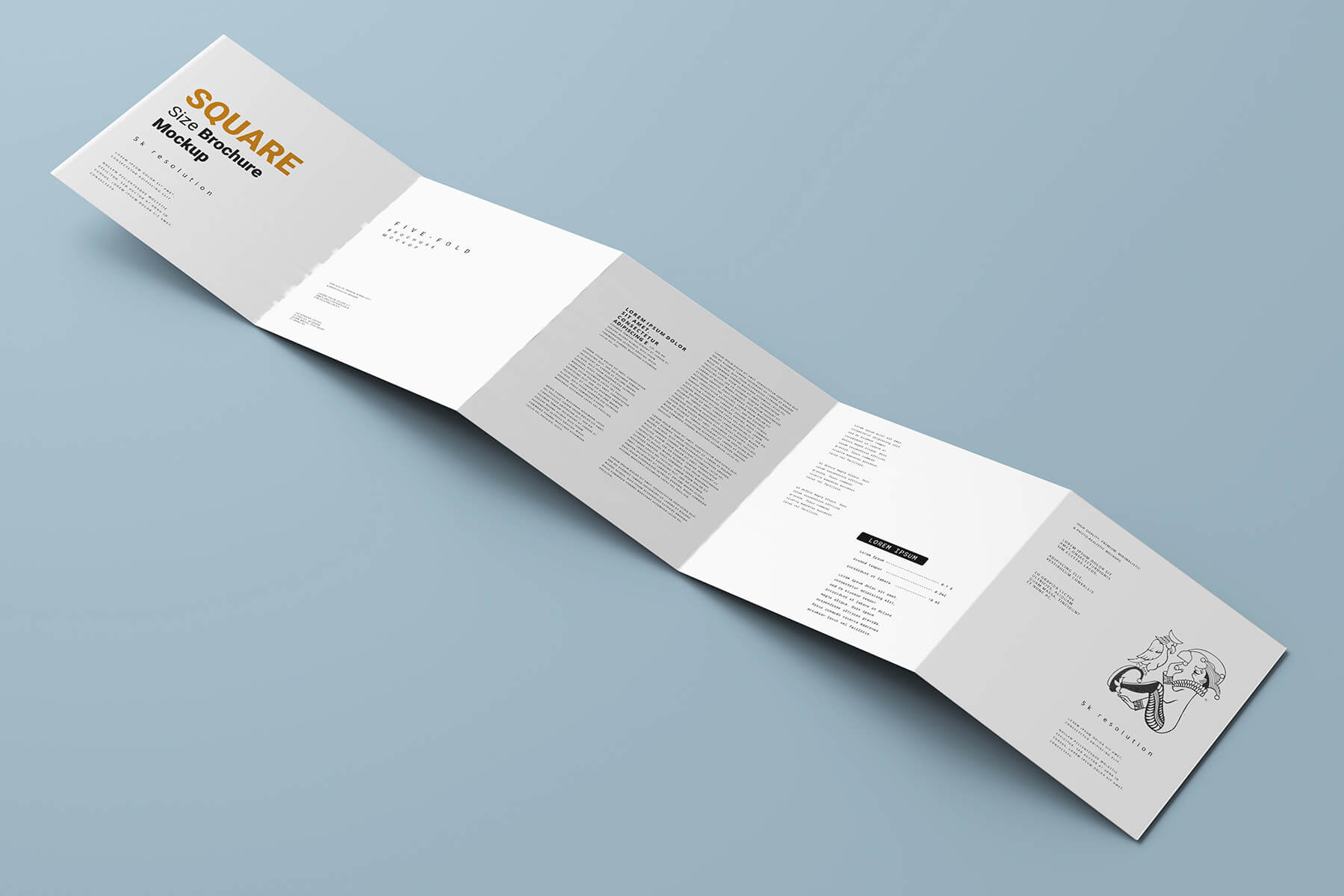 Accordion fold deals psd