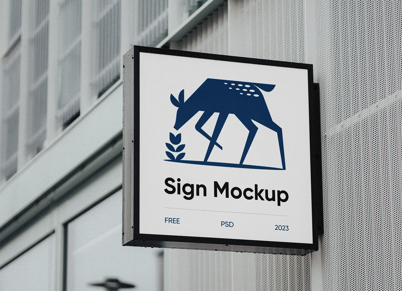Free-Square-Sign-Mockup