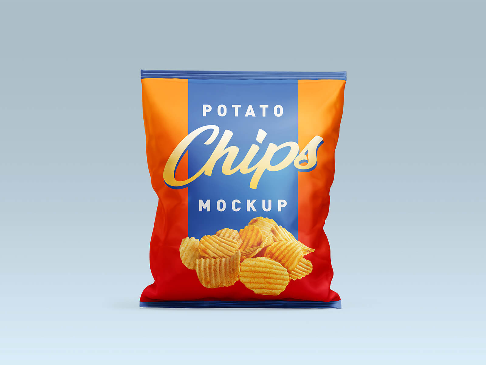  Free Chips Bag Mockup PSD