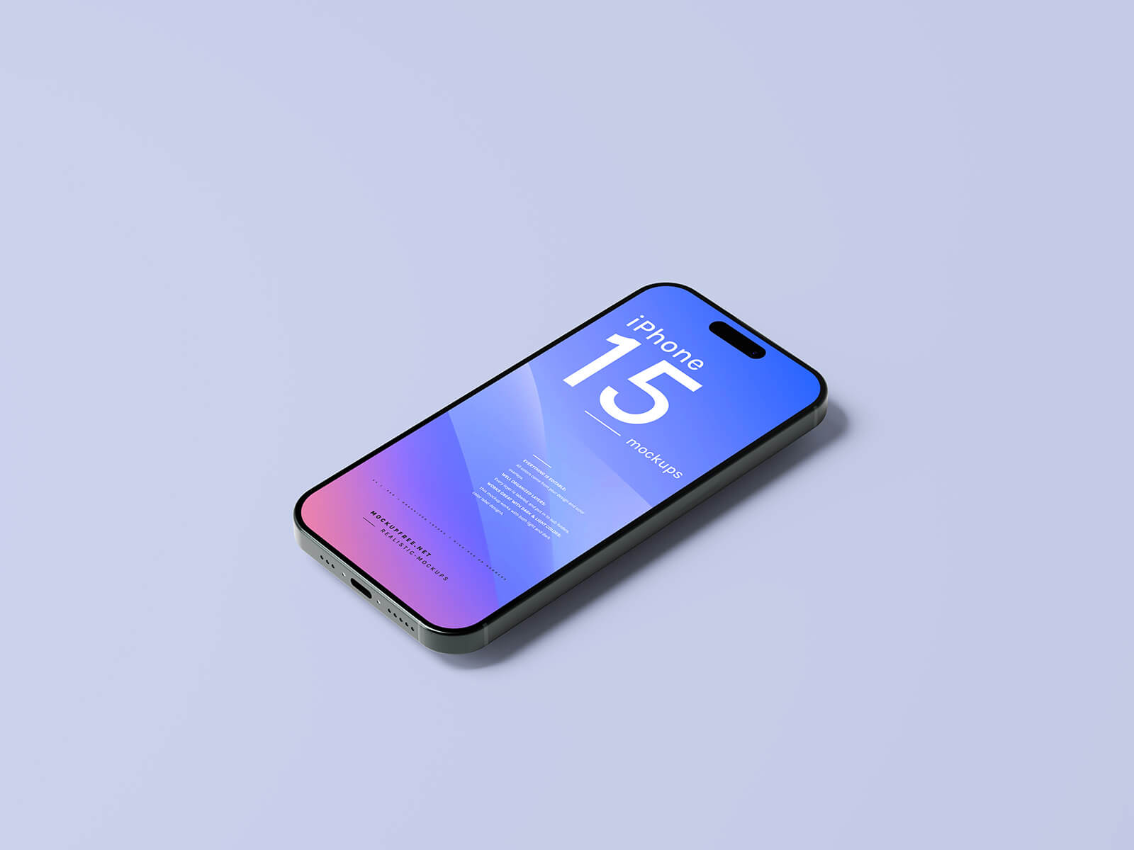 8 Free iPhone 15 Pro & Pro Max Mockup PSD Files - Good Mockups