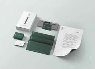 Free-Green-Branding-Stationery-Mockup-PSD
