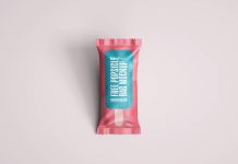 Free Popsicle Ice Cream Packaging Mockup PSD