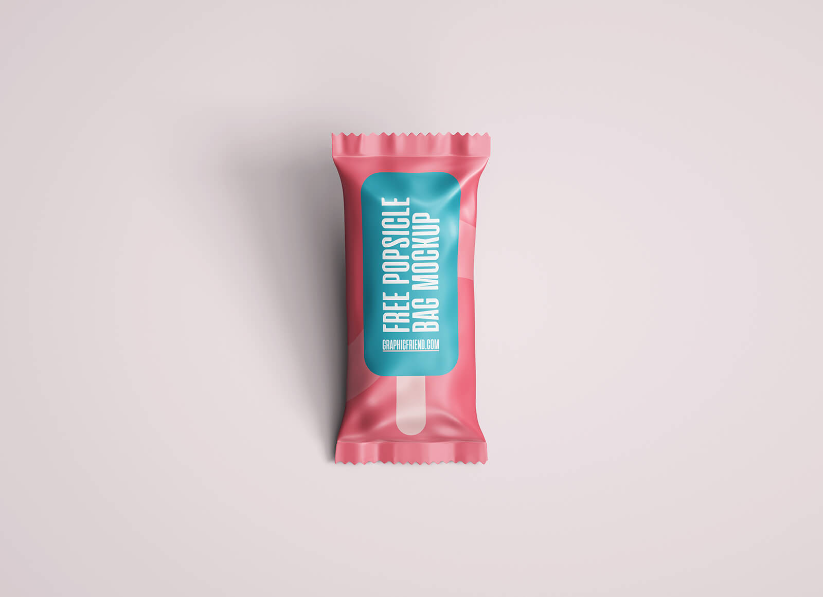 Free Popsicle Ice Cream Packaging Mockup PSD