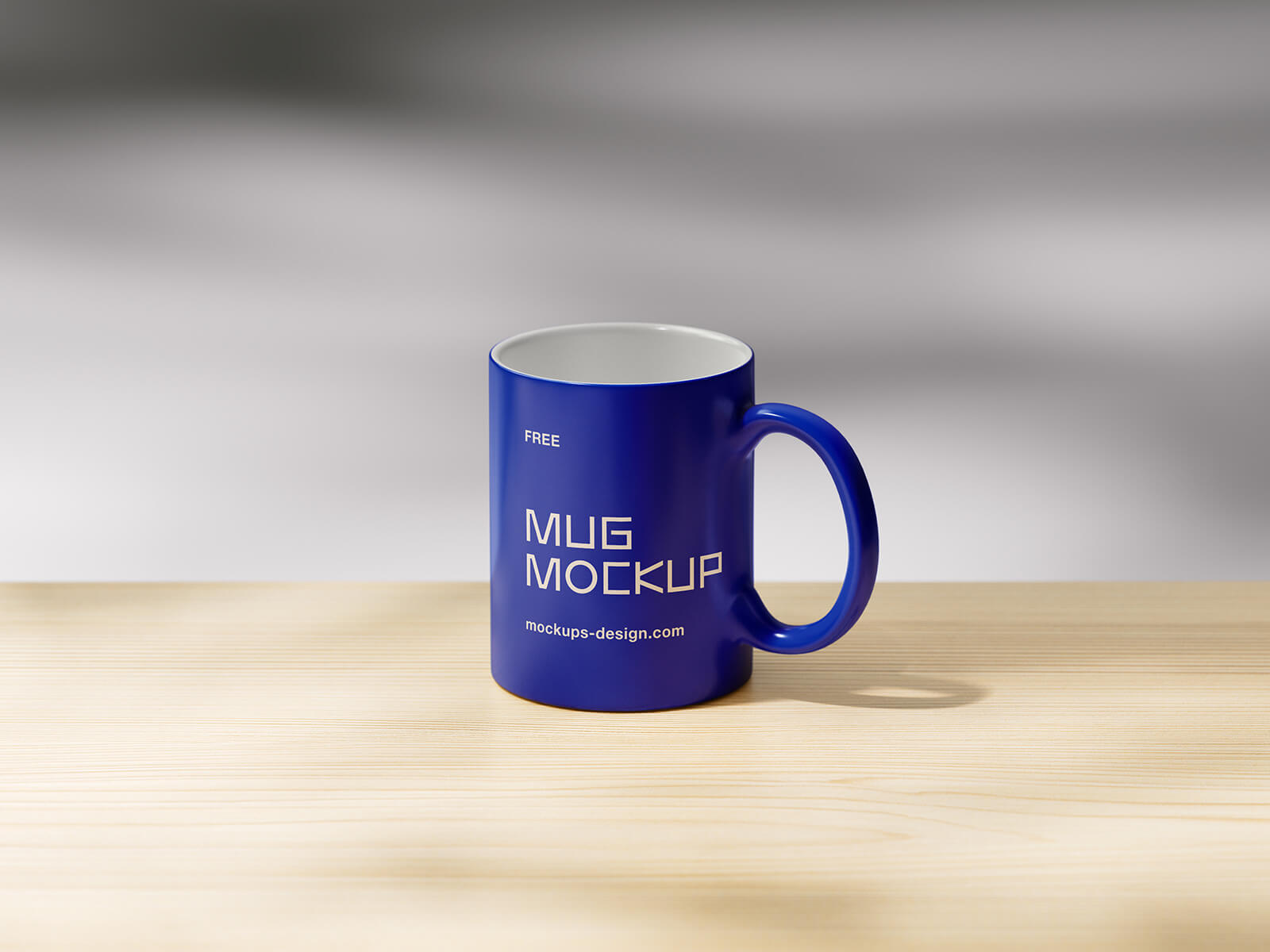 Free Realistic Mug Mockup PSD