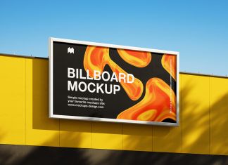 Free Sunny Billboard Mockup PSD