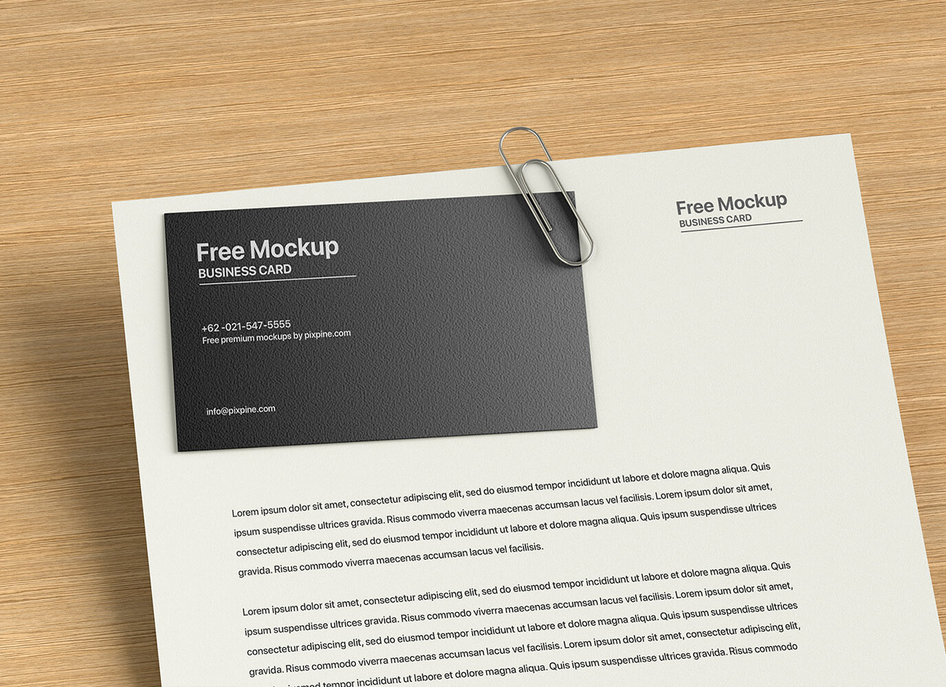 Premium PSD  Business card with envelope mockup