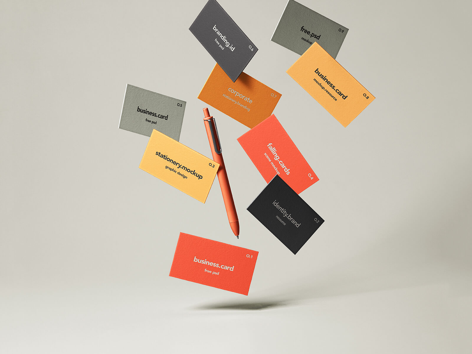 Free-Falling-Business-Cards-Mockup-PSD