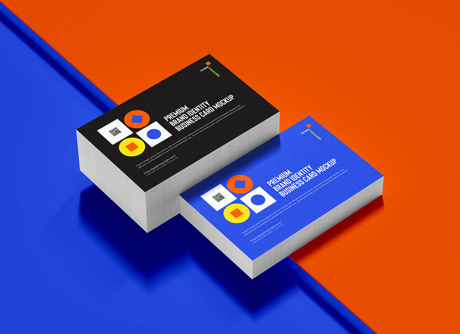 business card mockup photoshop free download