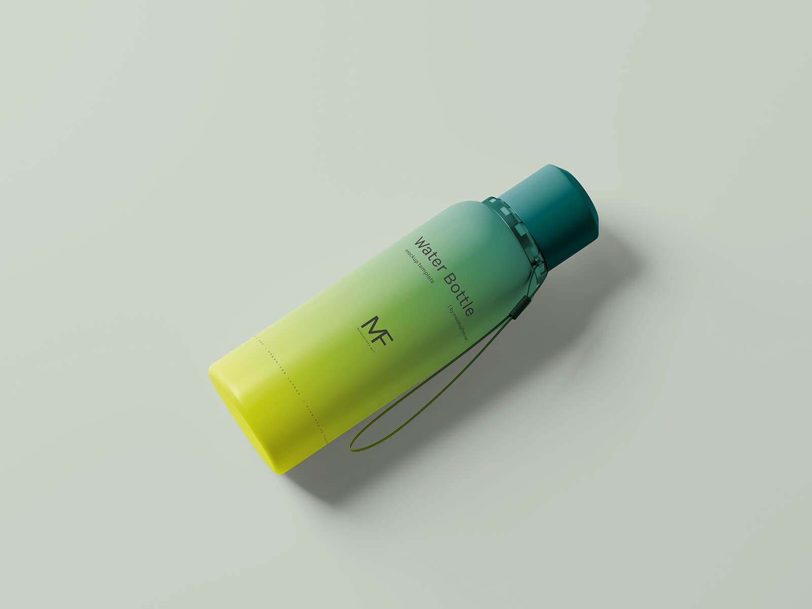 Free Travelling Plastic Water Bottle Mockup PSD