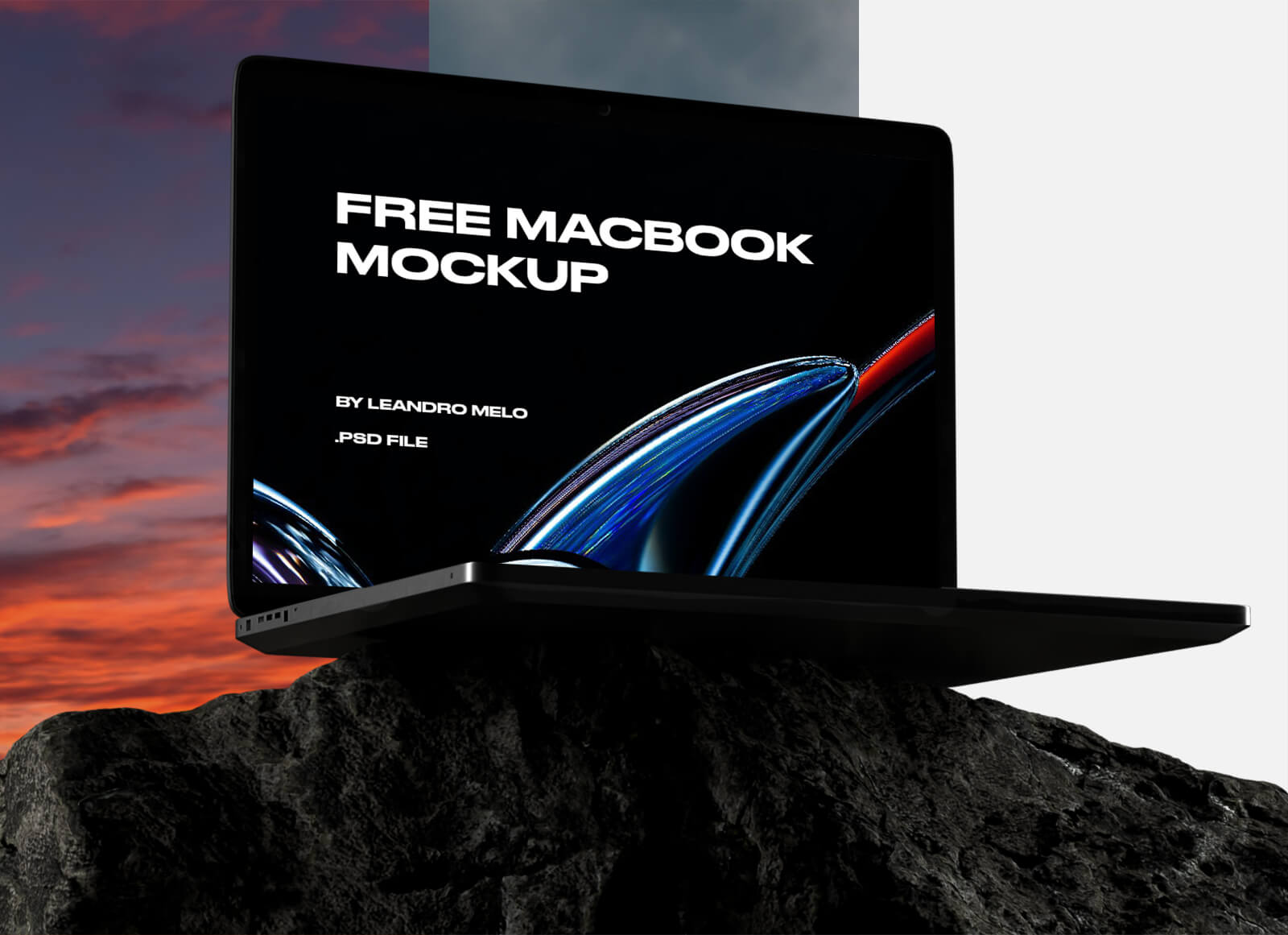 Free Customizable M2 MacBook Pro Mockup PSD - Good Mockups