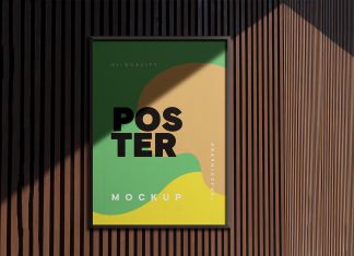 Free-Mounted-Portrait-Poster-Mockup-PSD
