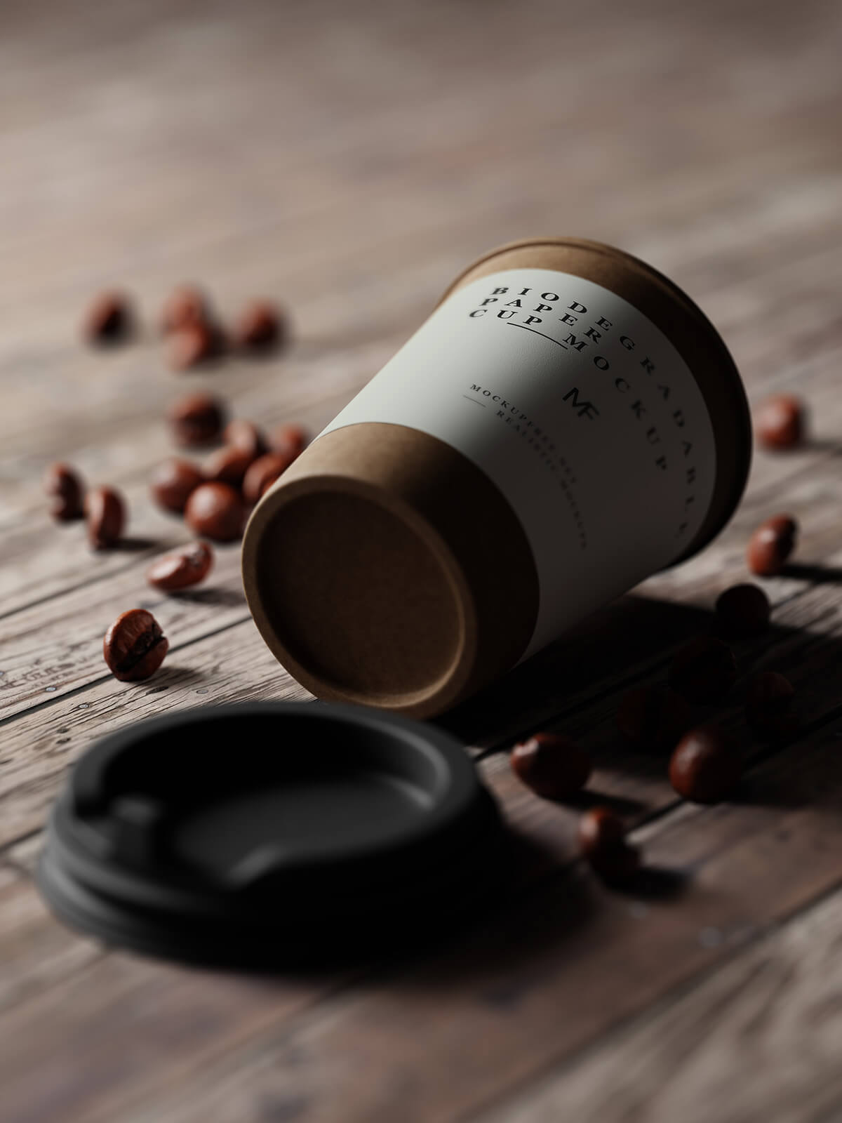 10 Free Eco-Friendly Paper Coffee Cup Mockup PSD Files