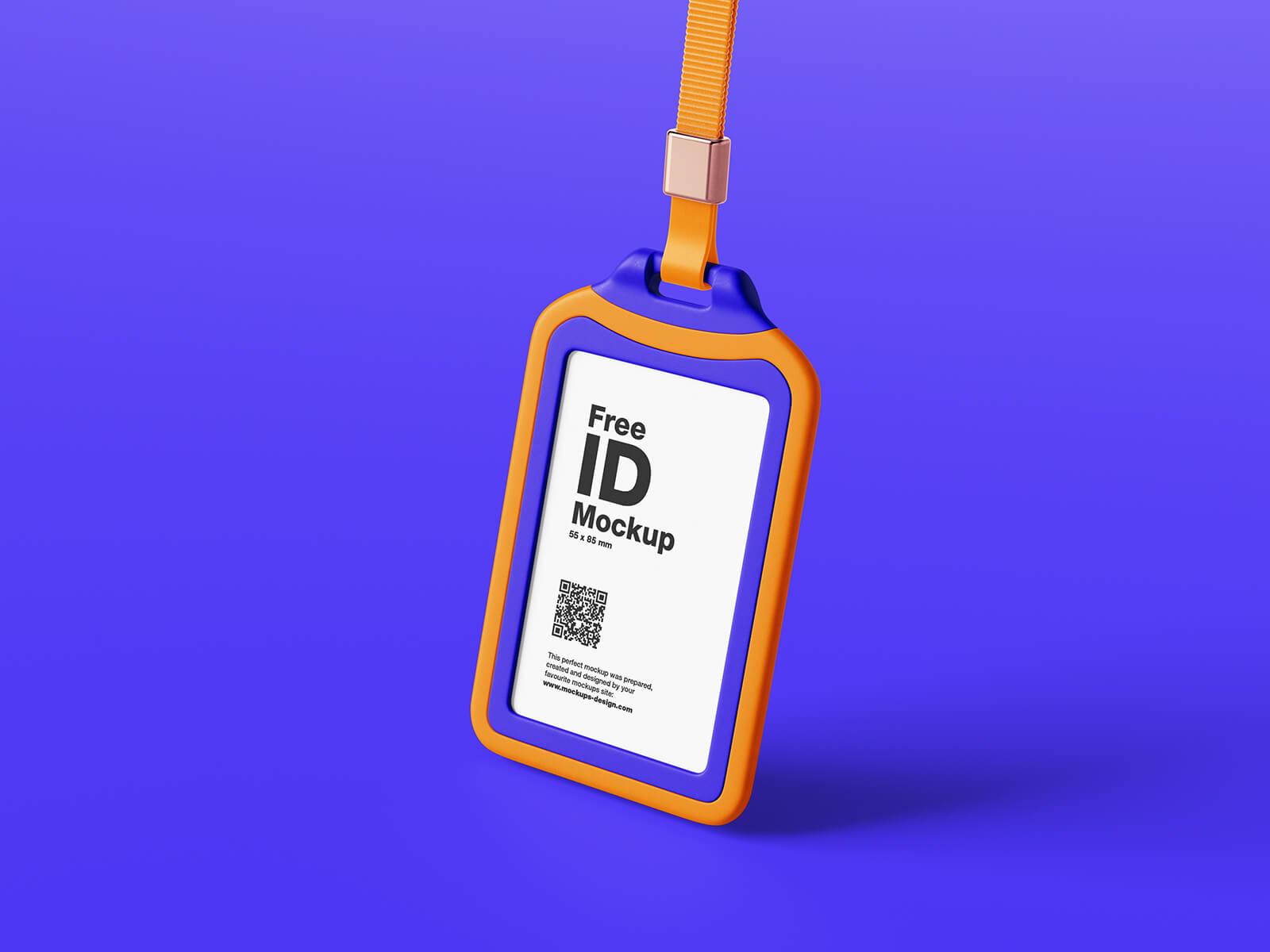 Free Plastic Case ID Card Mockup PSD Set