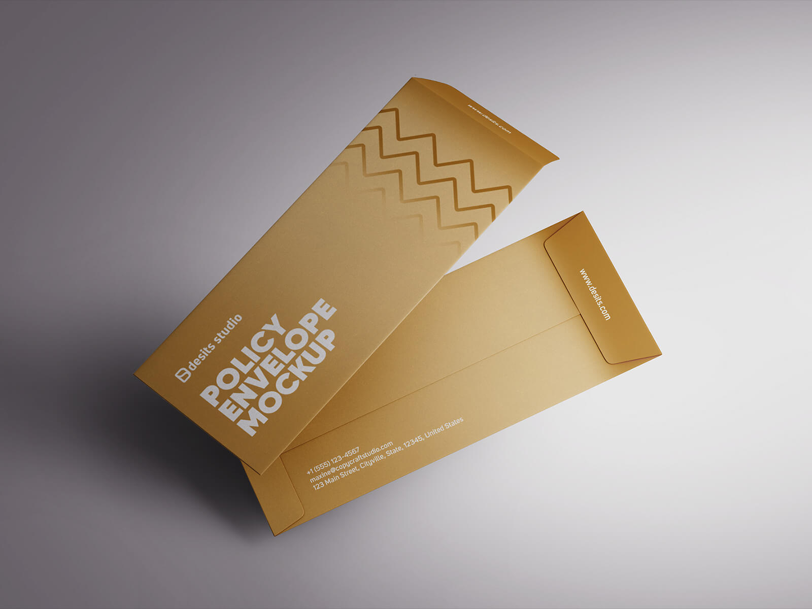 Free Policy Business Envelope Mockup PSD (1)