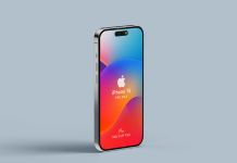 Free-Standing-iPhone-15-Pro-Max-Mockup-PSD