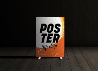 Free-Street-Poster-Display-Stand-Mockup-PSD