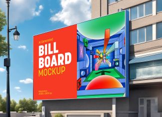 Free-Billboard-Against-Building-Mockup-PSD