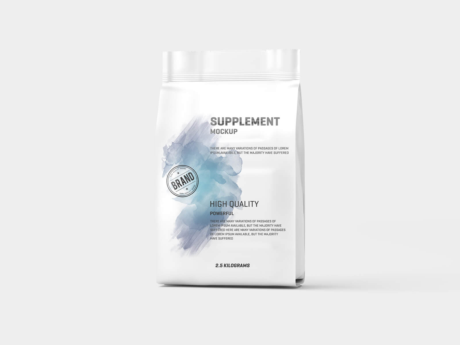 Free Protein Supplement Jar Pack Mockup PSD