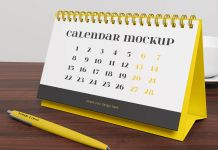 Free-Desk-Calendar-With-Pen-Mockup-PSD