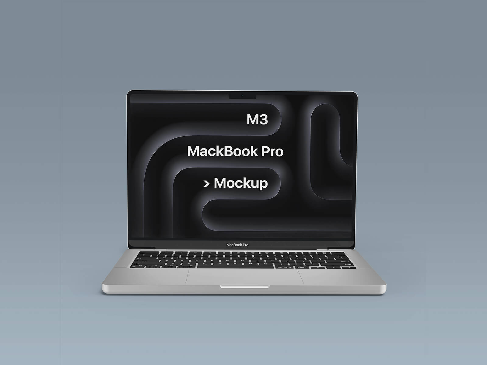 Free M3 MacBook Pro 14 2023 Mockup PSD 