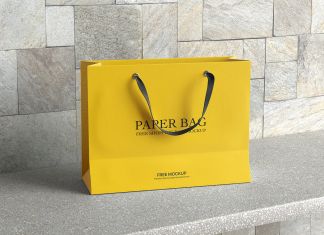 Free-Recycled-Paper-Shopping-Bag-Mockup-PSD