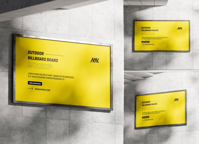 140+ High Quality Free Outdoor Billboard Mockups - Good Mockups