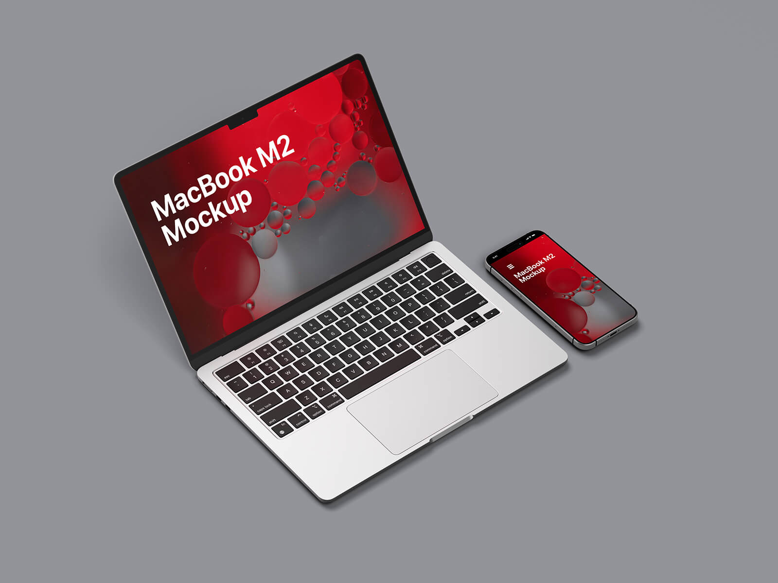 Free A2 MacBook Air Mockup PSD