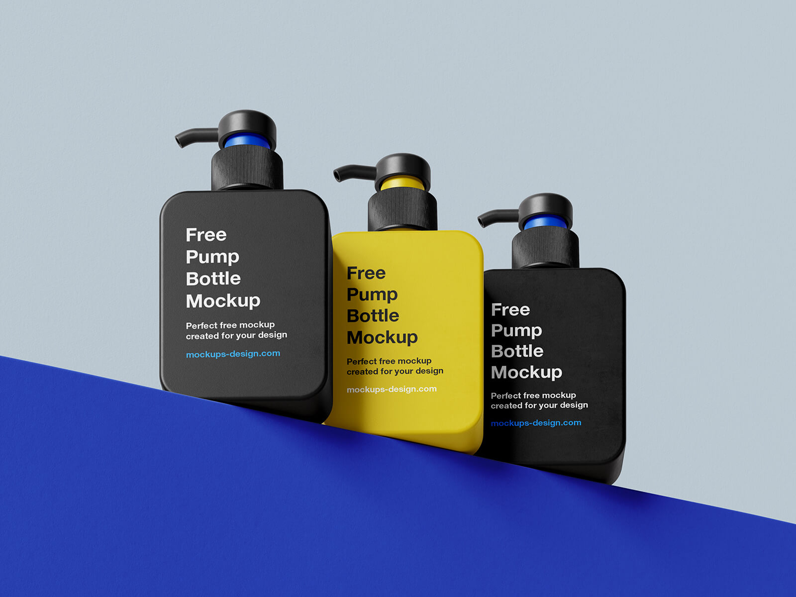 5 Free Rectangle Pump Bottle Dispenser Mockup PSD Files - Good Mockups