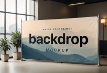 Free-Press-Conference-Backdrop-Mockup-PSD