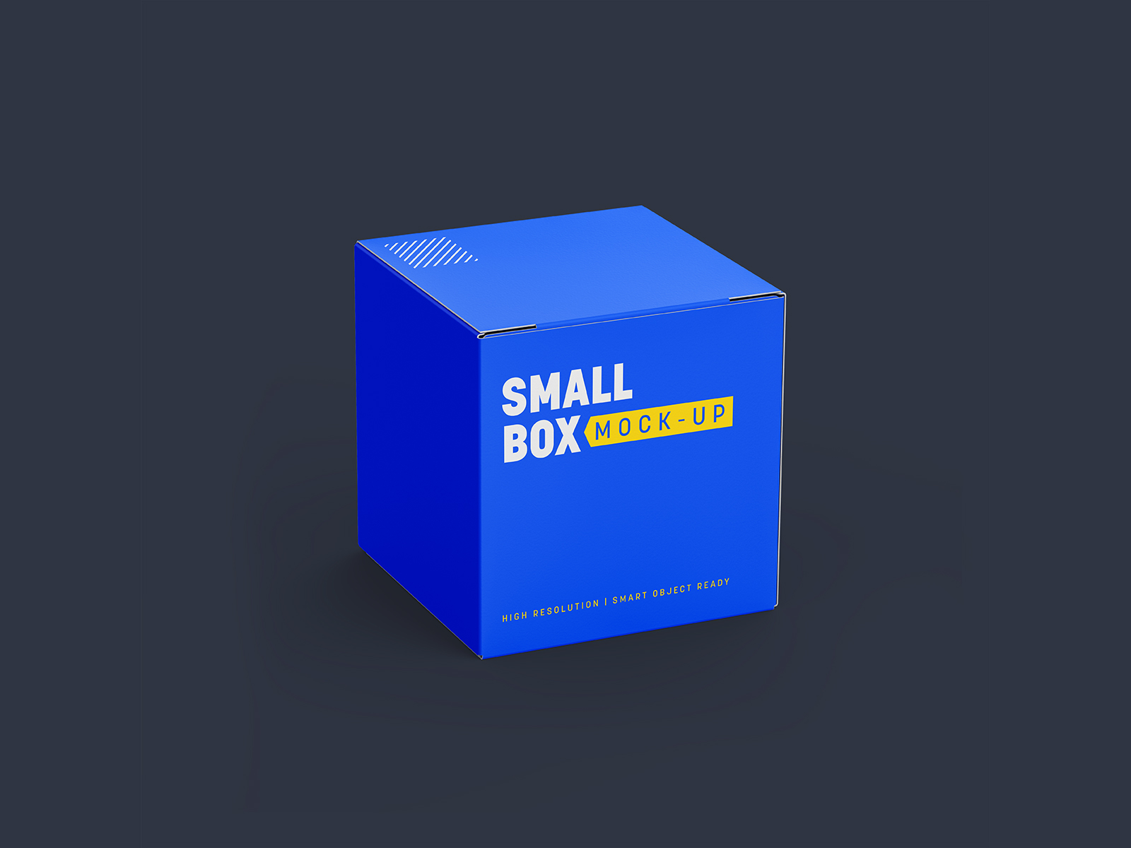 Free Small Product Packaging Box Mockup PSD Set