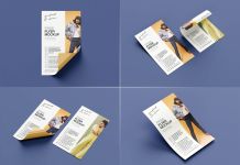 Free Legal Paper Size Flyer Mockup PSD