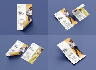 Free Legal Paper Size Flyer Mockup PSD