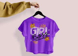 Free-Loose-Fit-Female-Cropped-T-Shirt-Mockup-PSD